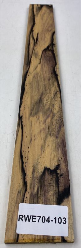 Fretboard Royal White Ebony 600x75x9mm, Unique Piece #113